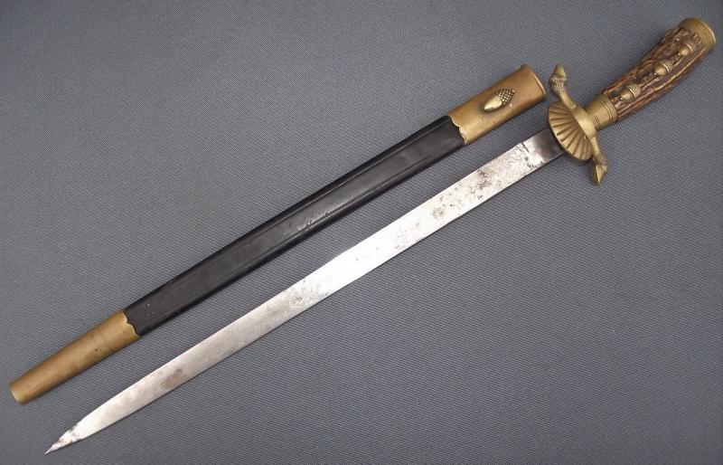 1930's German Hirschfanger, Hunting Dagger. Carl Eickhorn.