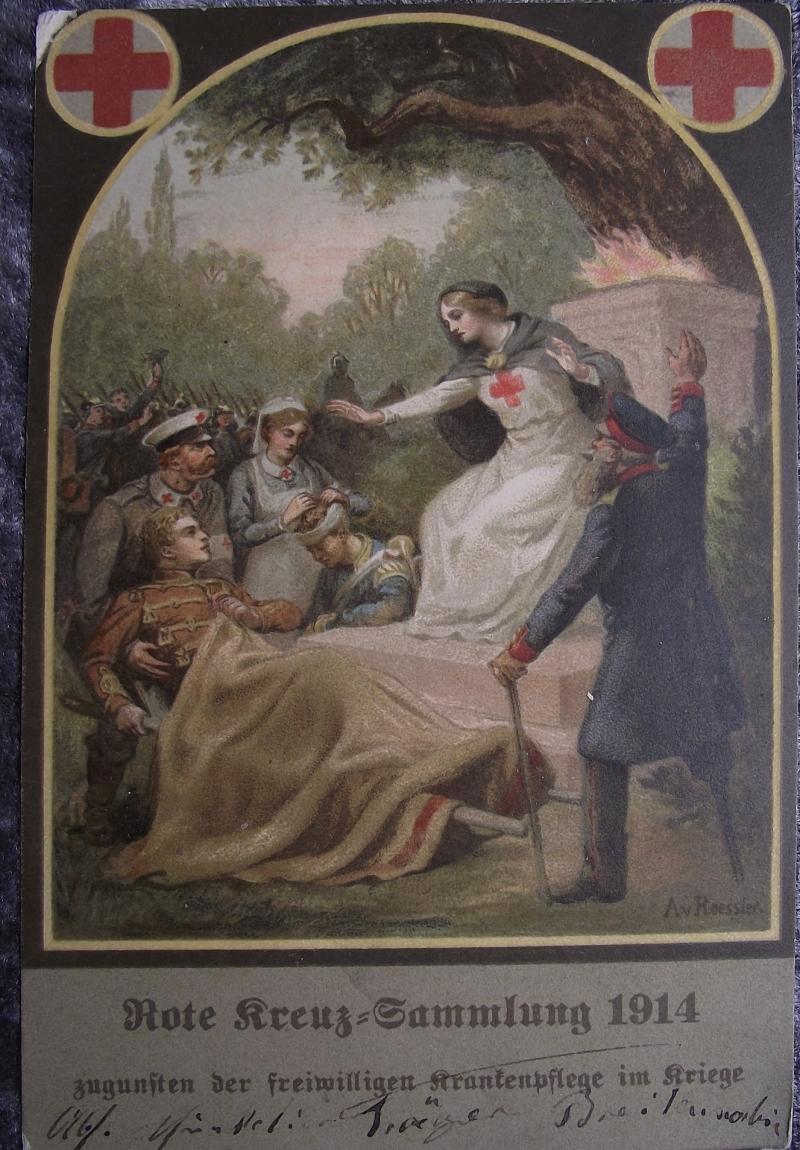 Imperial German Post Card. Rote-Kreuz Sammlung 1914.