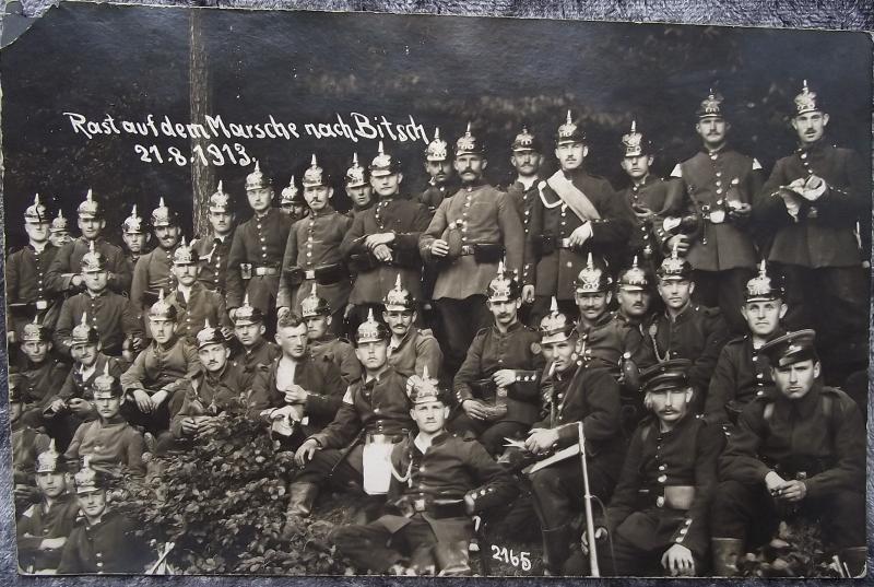 Imperial German Post Card. 1913. Pickelhaube.