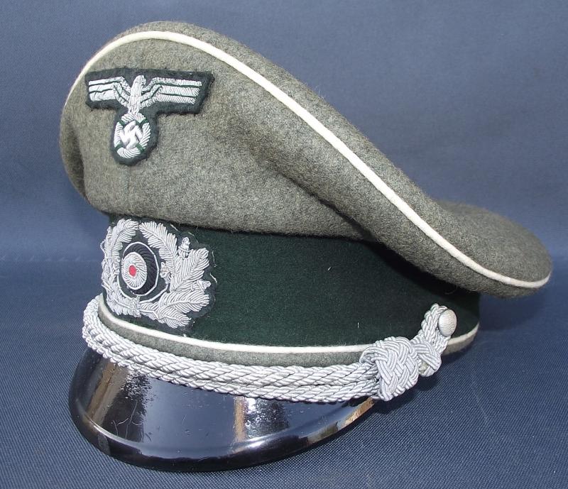 German Infantry Officers Visor Cap.