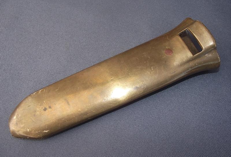 Vintage Divers Knife Brass Sheath/Scabbard.