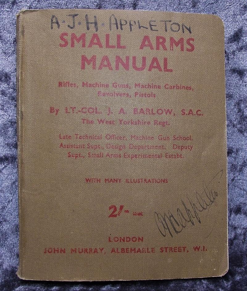 WW2 British Small Arms Manual.