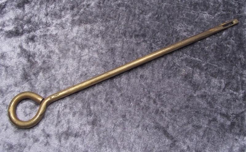 WW2 British Webley Pistol Cleaning Rod. Numerous markings.
