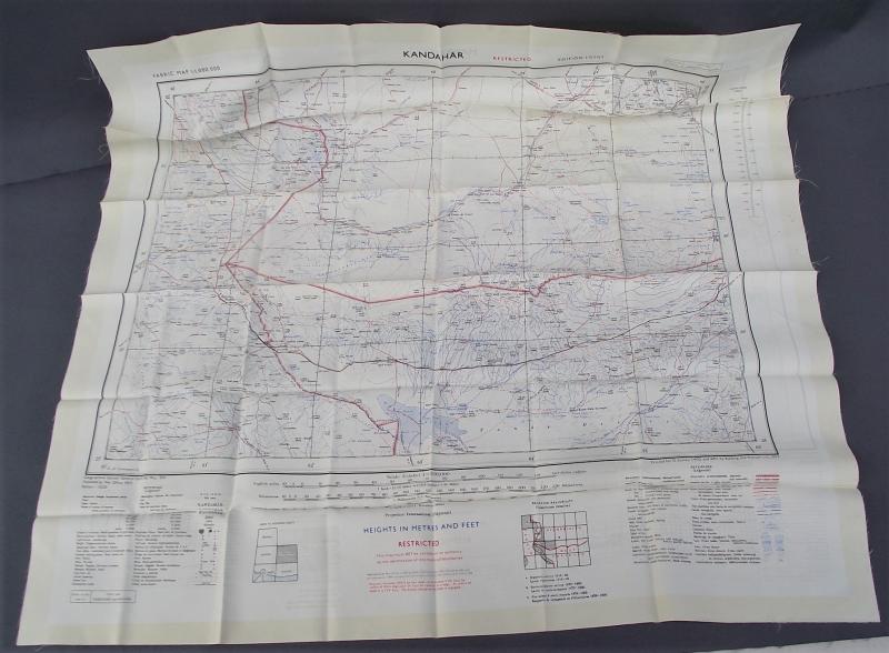 British Silk Escape Map. Kandhar.