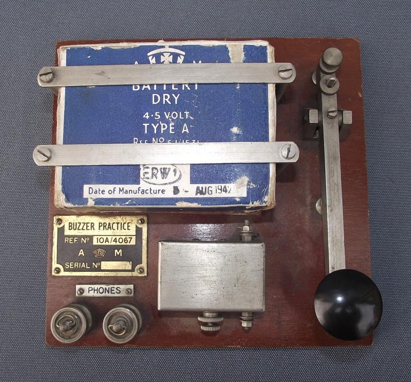 RAF Air Ministry ''Buzzer Practice''and Battery, 1942.