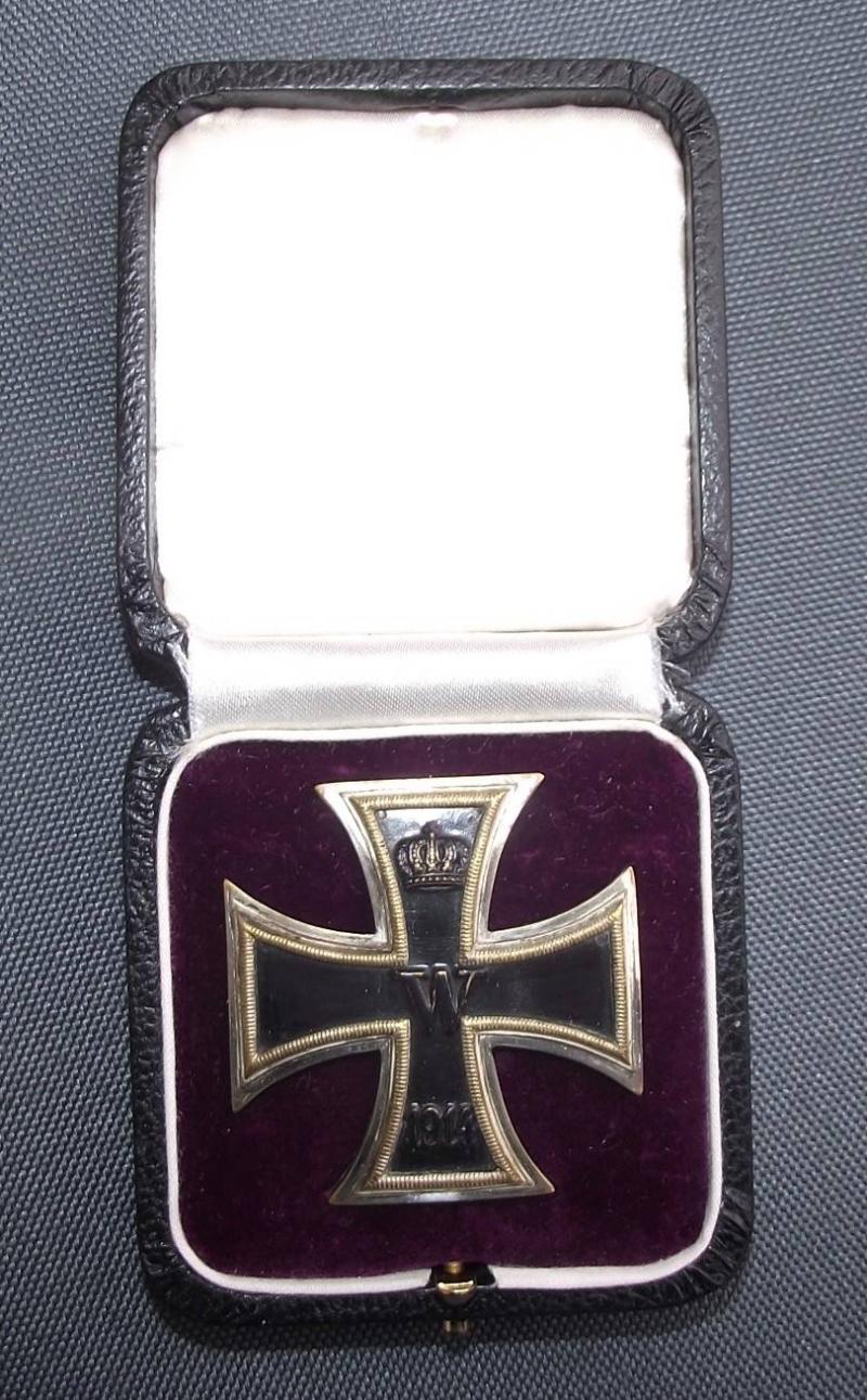 WW1 Boxed Iron Cross First Class.