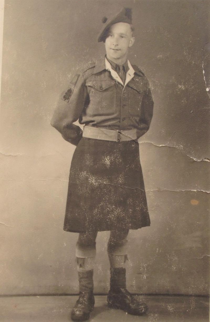WW2 Black Watch Photo Group.