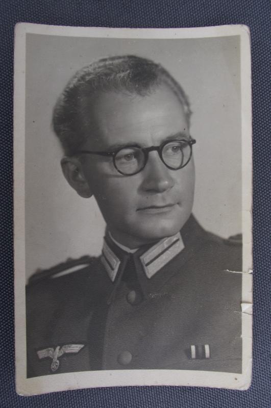 Wehrmacht Photo Post Card. Heer Officer.