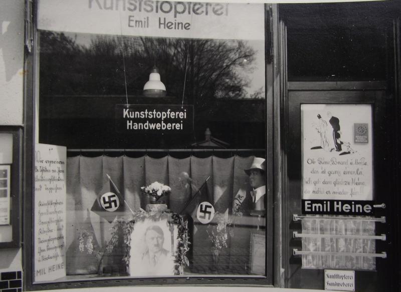 Nazi Shop Front Photo.