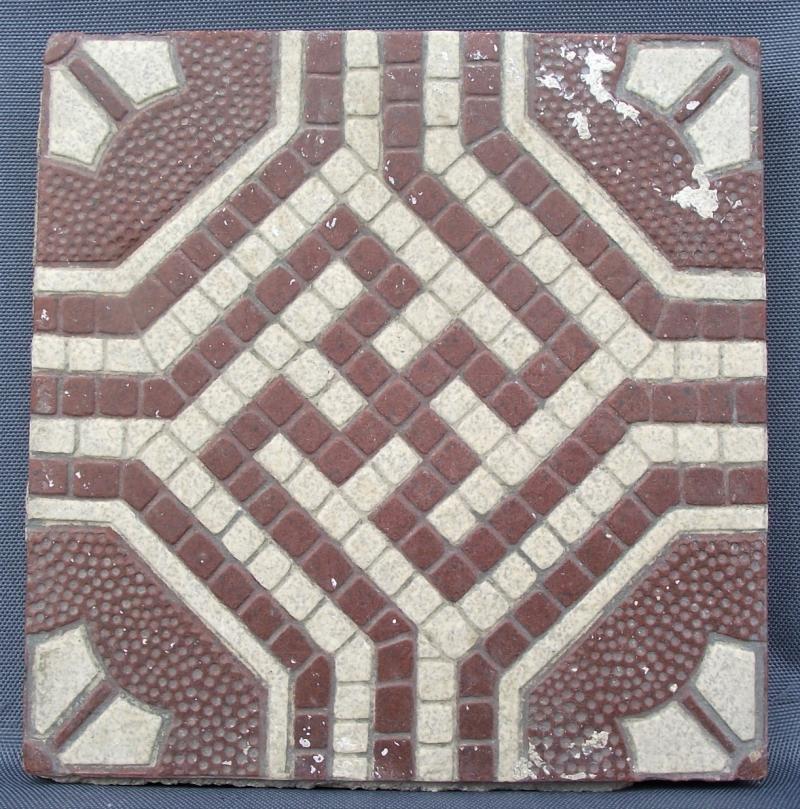 1930's German City Rathaus Meeting Hall Tile.