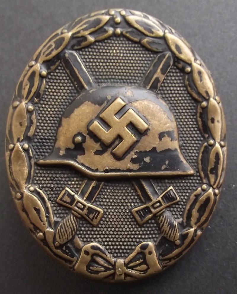 WW2 German Black Wound Badge.