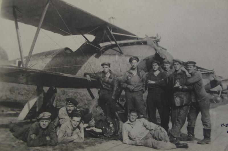 Imperial German Post Card. Bi Planes and Ground Crew.