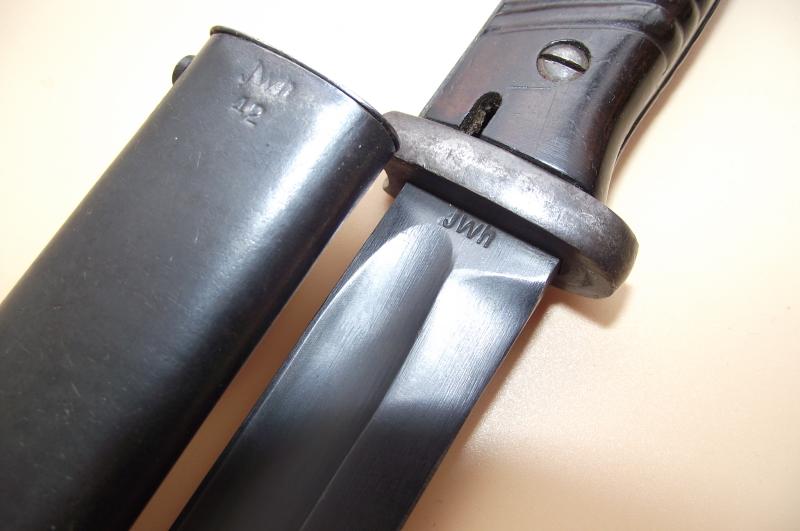 Rare French Made Matching Numbers K98 Bayonet. JWH 42, Chatellerault.