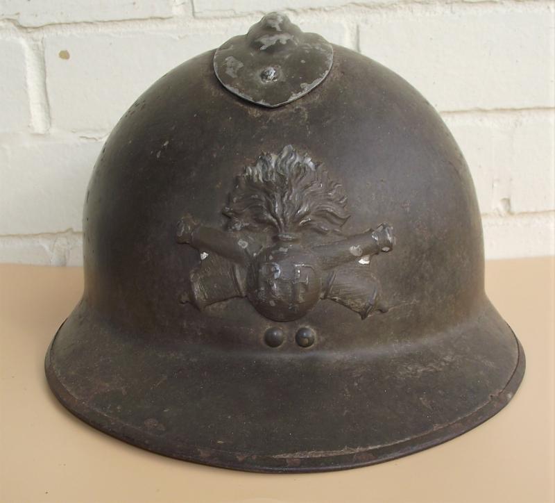 PRICE REDUCED. WW2 French Artillery M26 Adrian Helmet.