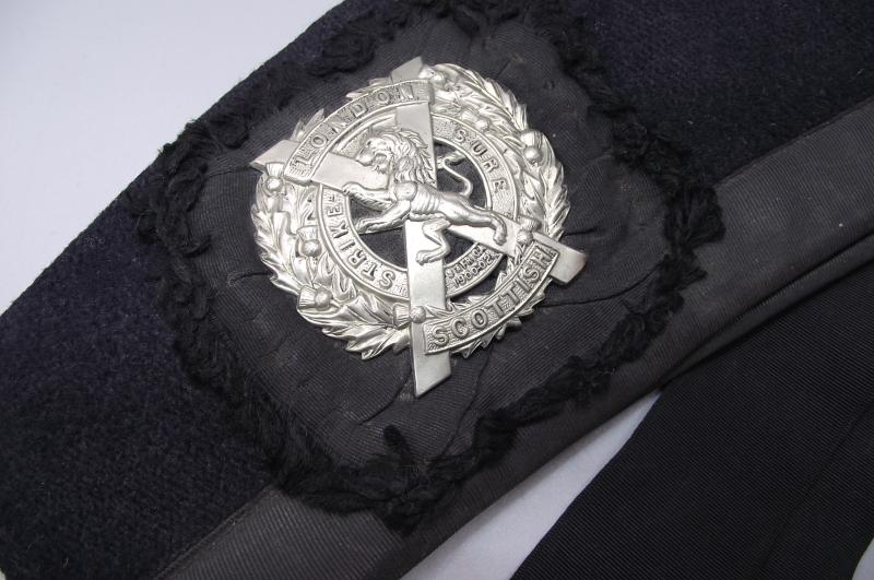 Vintage London Scottish Glengarry.