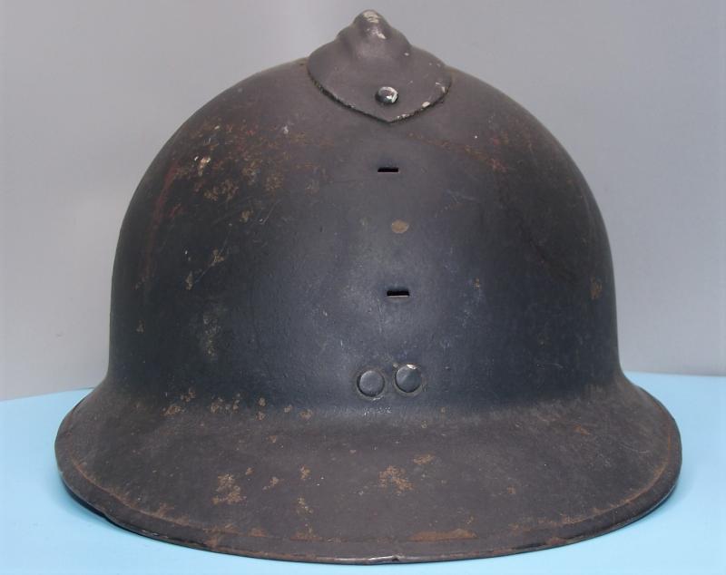 Luftschutz used French Adrian Army Helmet.
