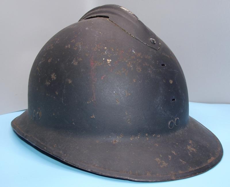 Luftschutz used French Adrian Army Helmet.