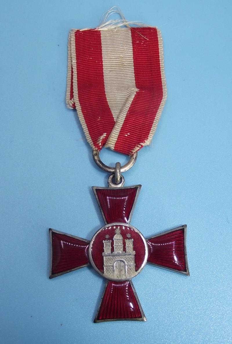 Imperial German Hanseatic Cross, Hamburg Free City.