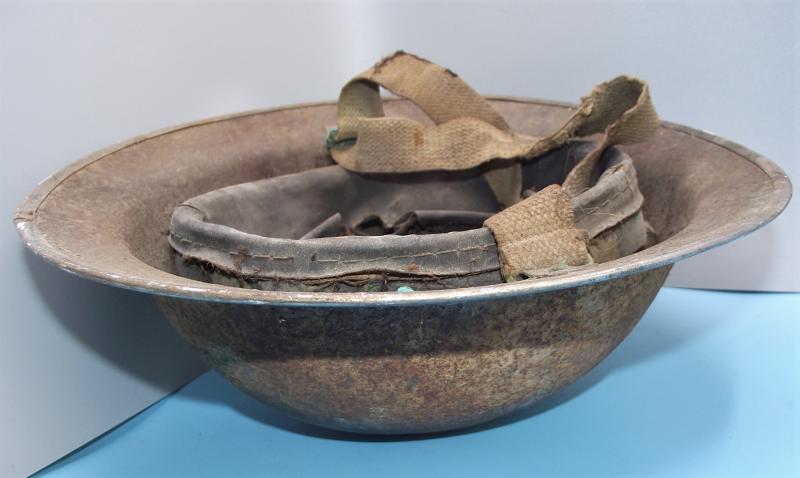 1940 Dated British MKII Desert Sand Camo Helmet. North Africa.