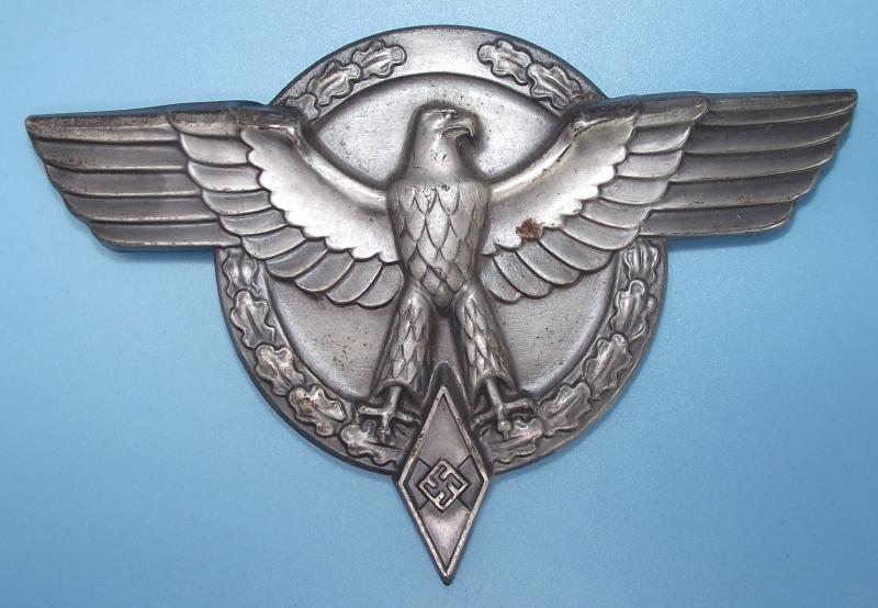 Hitler Youth Metal Certificate Badge.