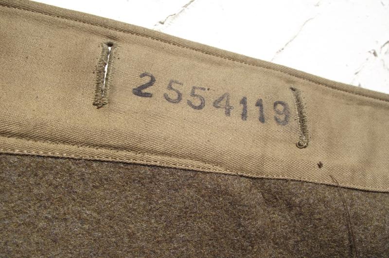 1942 Dated 52nd ''Lowland'' Infantry Division Scottish 22 Pattern Khaki Service Tunic.