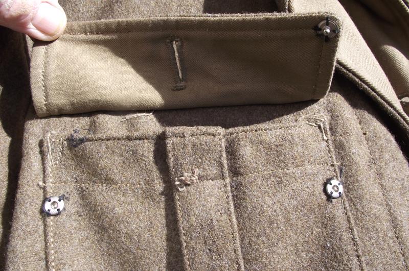 1942 Dated 52nd ''Lowland'' Infantry Division Scottish 22 Pattern Khaki Service Tunic.