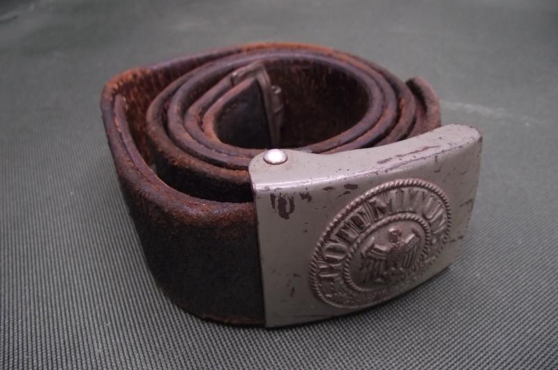 Matching Heer Belt and ''JFS'' Buckle. 1943.