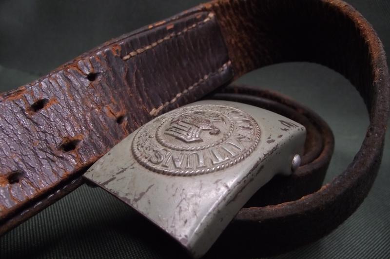 Matching Heer Belt and ''JFS'' Buckle. 1943.