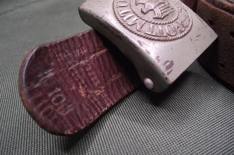 Matching Heer Belt and ''JFS'' Buckle. 1943.