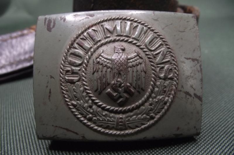 Matching Heer Belt and ''JFS'' Buckle. 1943.