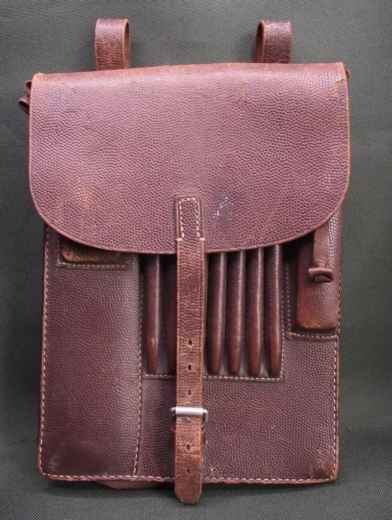 Luftwaffe Brown Map Case, LBA Marked.
