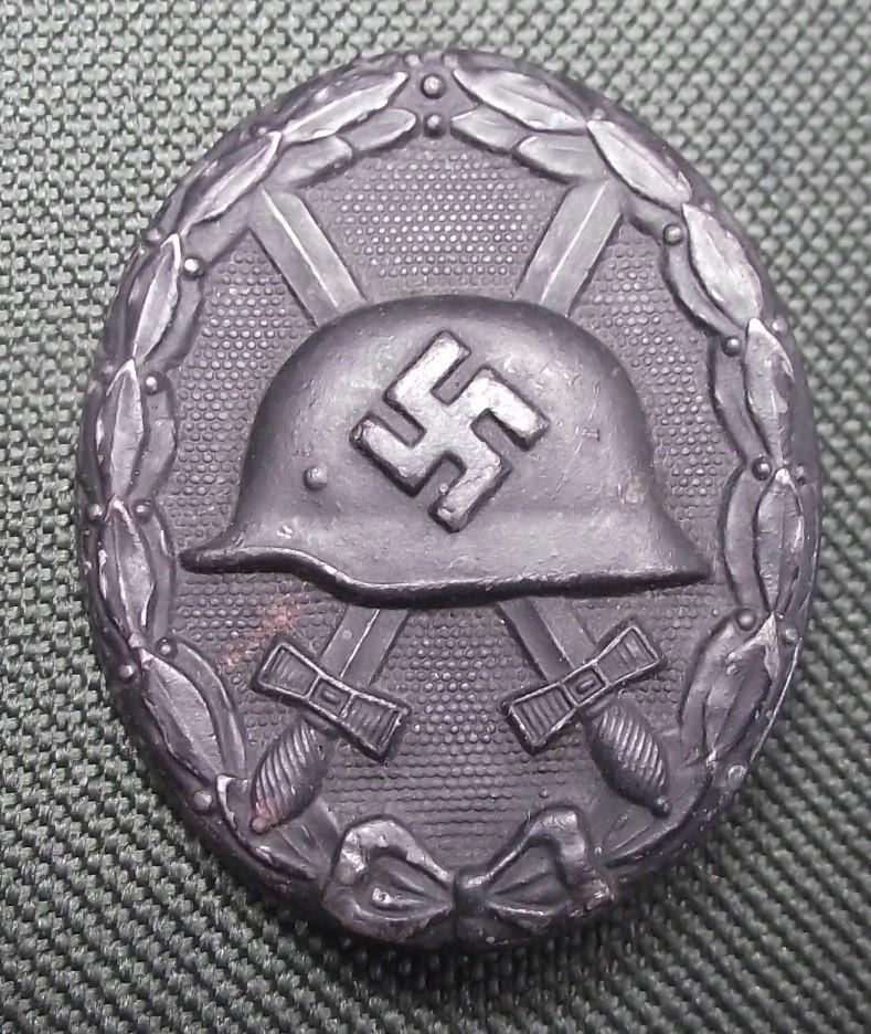 Black Wound Badge. L/52, C.F.Zimmermann.