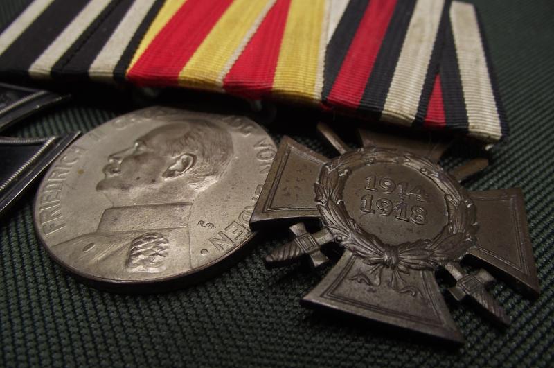 Imperial German Baden Three Place Medal Bar.