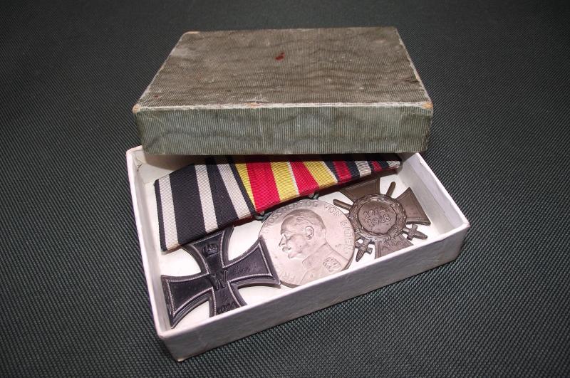 Imperial German Baden Three Place Medal Bar.