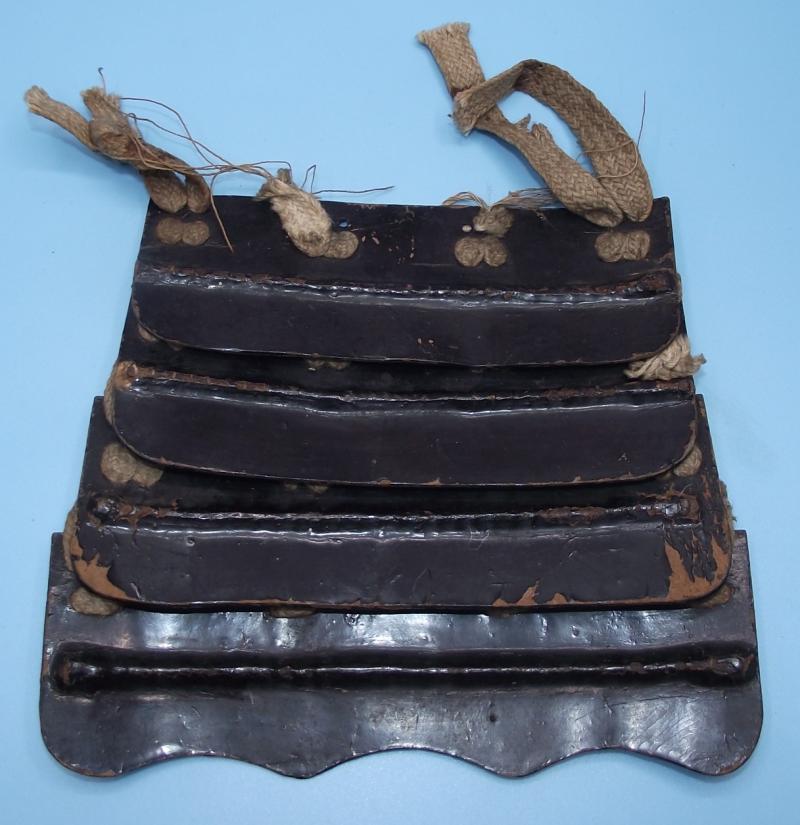 Japanese Samurai Armour Section. Kusazuri.