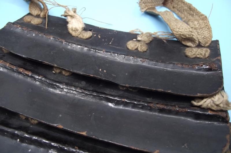 Japanese Samurai Armour Section. Kusazuri.