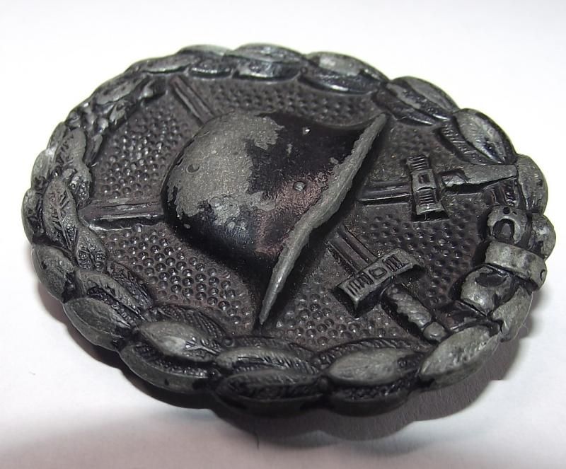 WW1 Imperial Black Wound Badge. Otto Schikle.