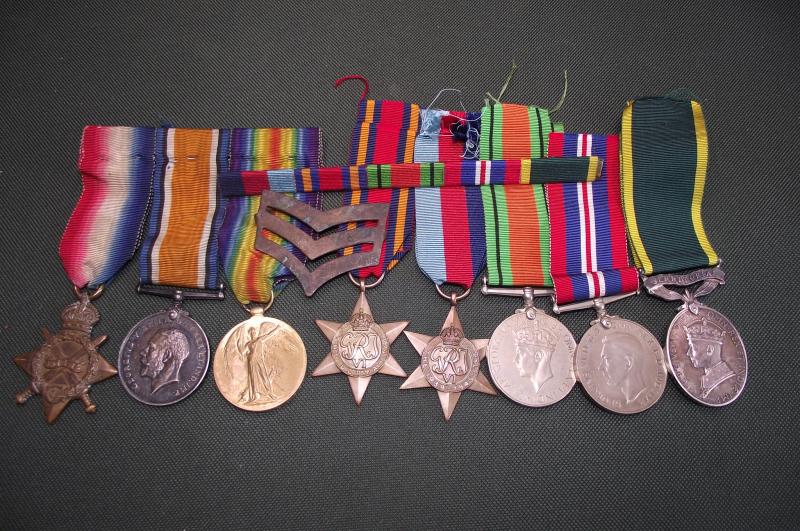 WW1 and WW2 , Father and Son , Medal Grouping.