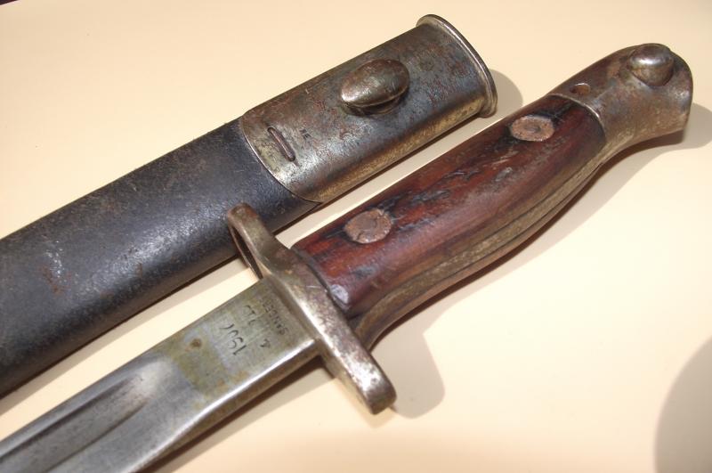 1907 Bayonet. 2nd Dragoon Guards. 1915.