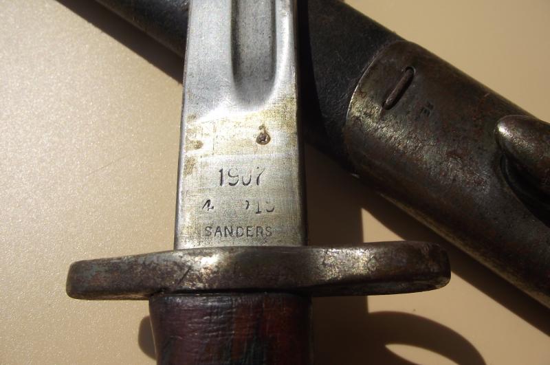 1907 Bayonet. 2nd Dragoon Guards. 1915.