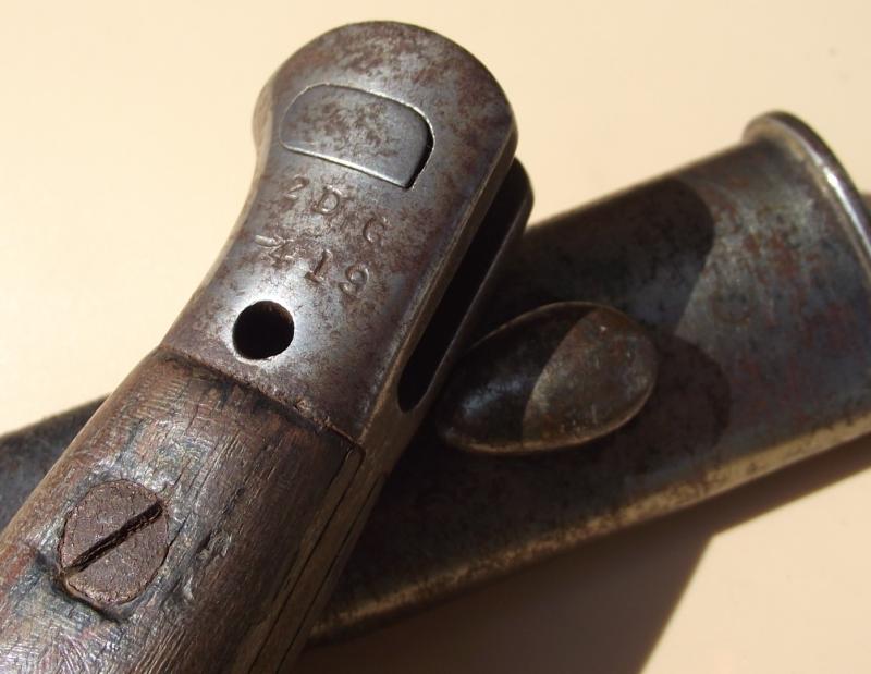 1907 Bayonet. 2nd Dragoon Guards. 1915.