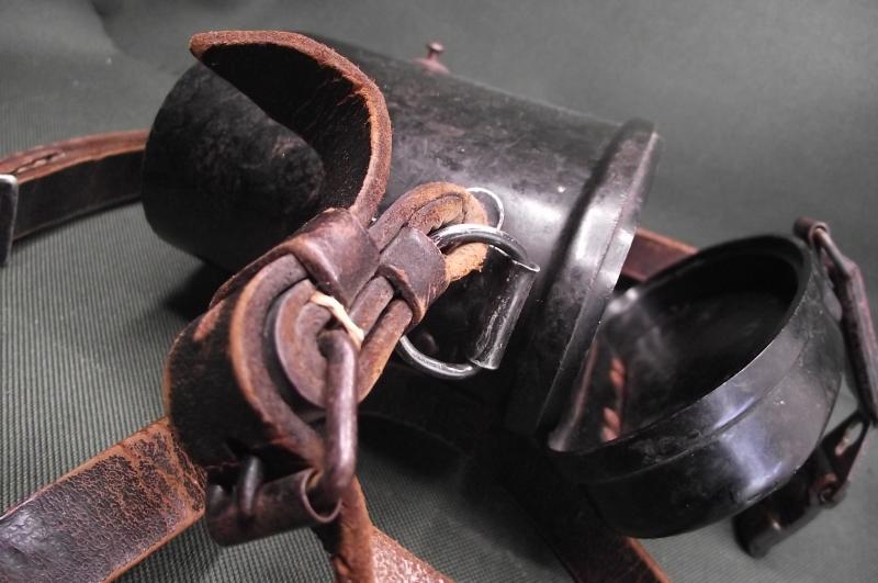 WW2 German 1941 6X30 Bakelite Binocular Case and Shoulder Strap.