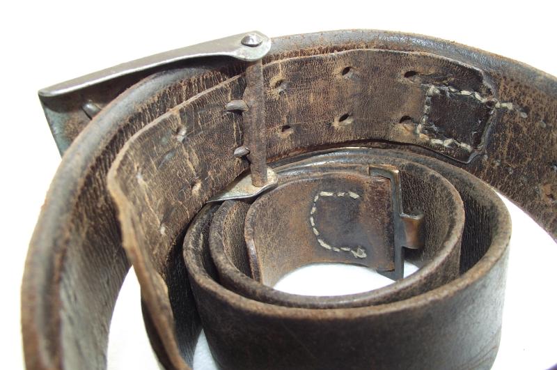 WW1 Prussian Buckle and Leather Belt.