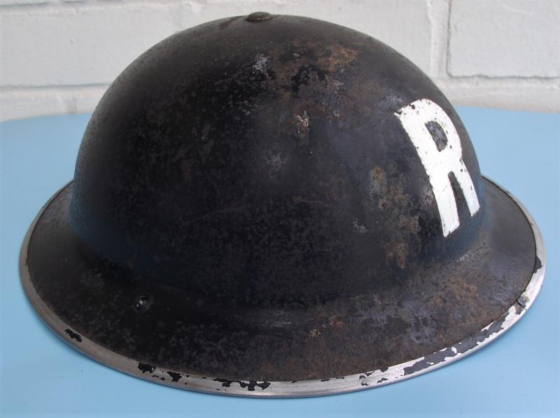 British Rescue Helmet, 1938 Dated.