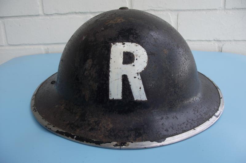 British Rescue Helmet, 1938 Dated.