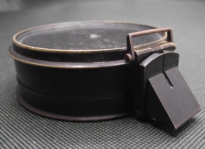 Victorian Elliot Brothers Prismatic Compass. Indian Army.