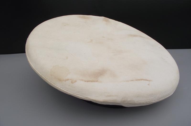 WW2 Royal Navy Captains Blue Cap and White Top.