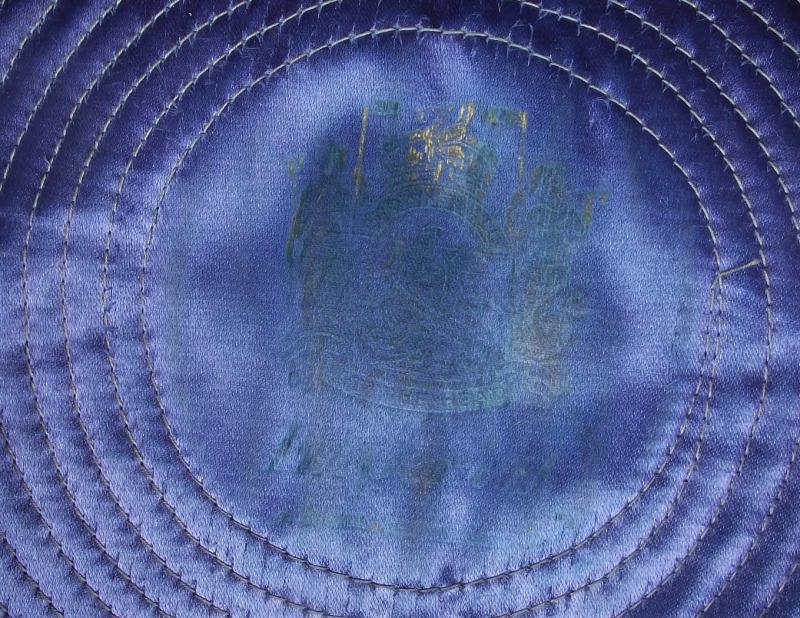 WW2 Royal Navy Captains Blue Cap and White Top.