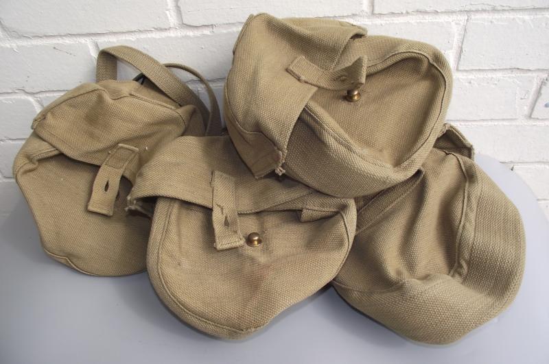 PRICE REDUCED! Complete British 1940 Dated Lewis Gun Magazine Pouch Rig.