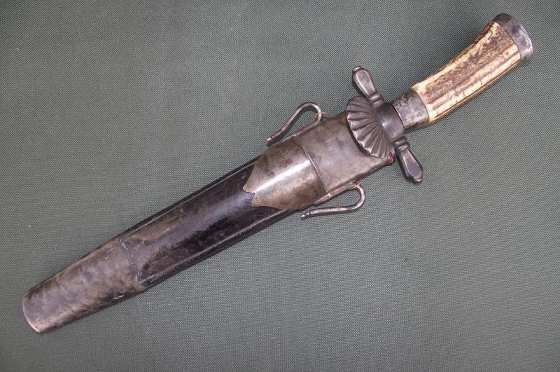 PRICE REDUCED! Imperial German Hirschfanger Hunting Dagger.